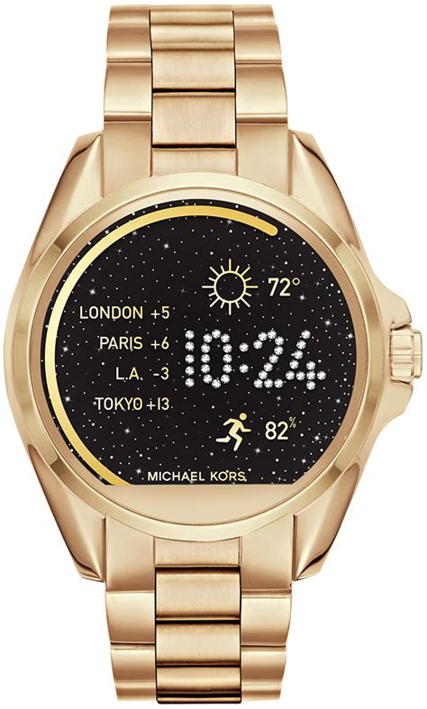 michael kors smartwatch bradshaw black|Michael Kors access touchscreen smartwatch.